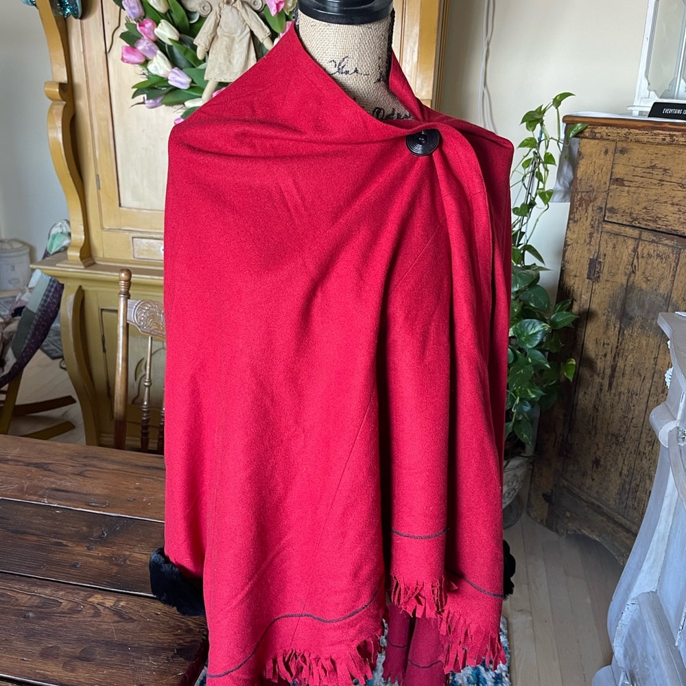 Red and Black cape